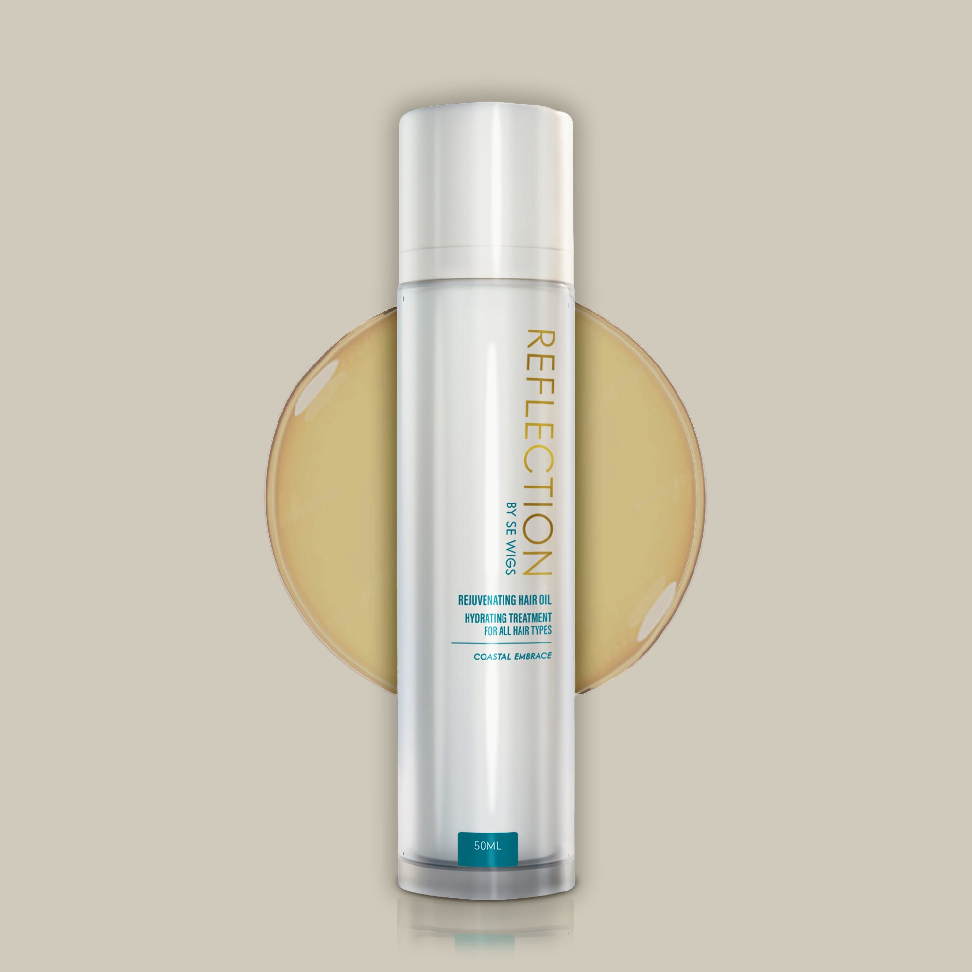 Reflection Rejuvenating Hair Oil by SE Wigs – Coastal Embrace | Hydrating Argan & Jojoba Treatment for All Hair Types, 50ml